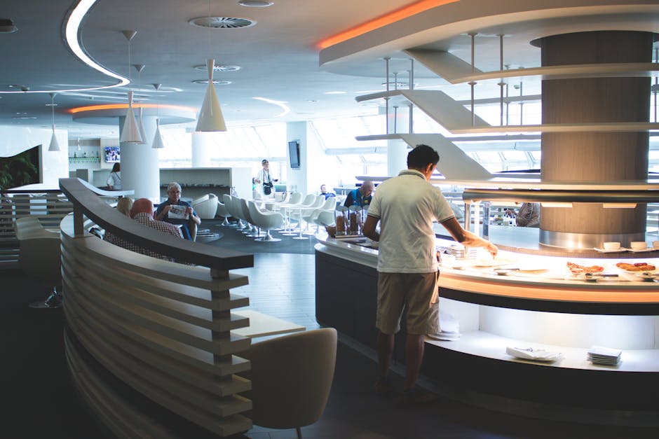 VIP lounge area with premium seating and exclusive amenities